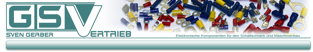 GSV-Vertrieb | Vertrieb von elektronischen Komponenten f&uuml;r den Schaltschrank und Maschinenbau